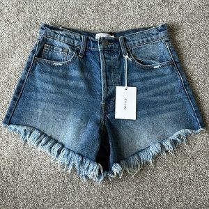Cello High Waisted Denim Shorts